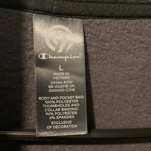 New With Tags Champion Full Zip Jacket - Picture 6 of 7